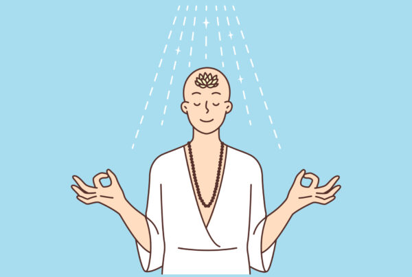 Bezwłosa kobieta próbuje uleczyć swojej traumy przez uważność.